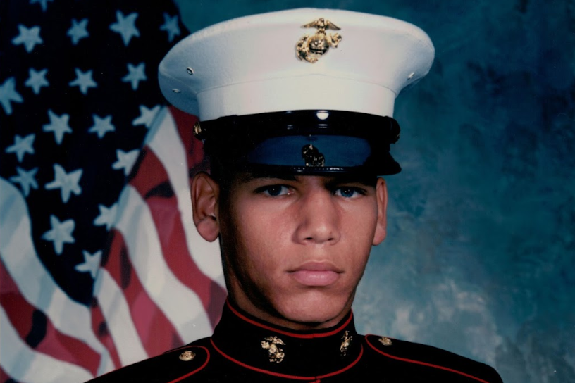 Quincy was also a United States Marine!
