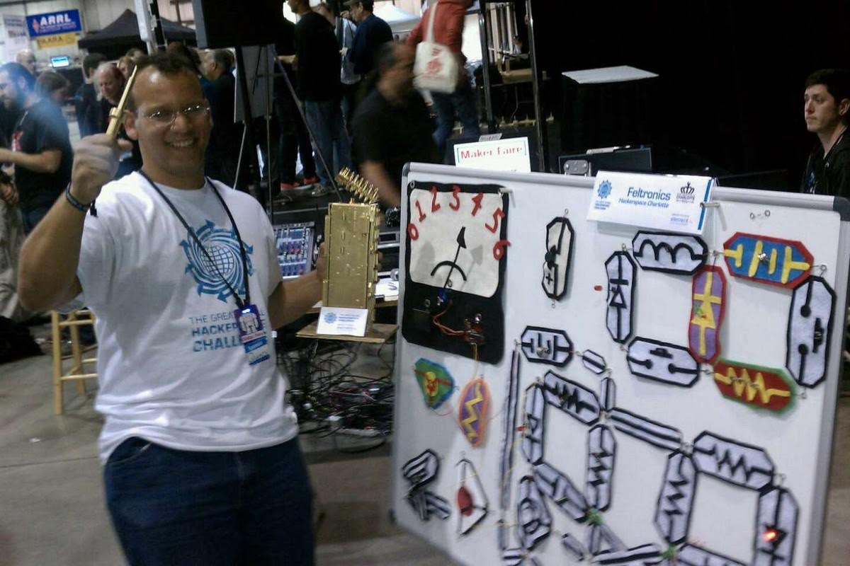 Feltronics winning Great Global Hackerspace Challenge